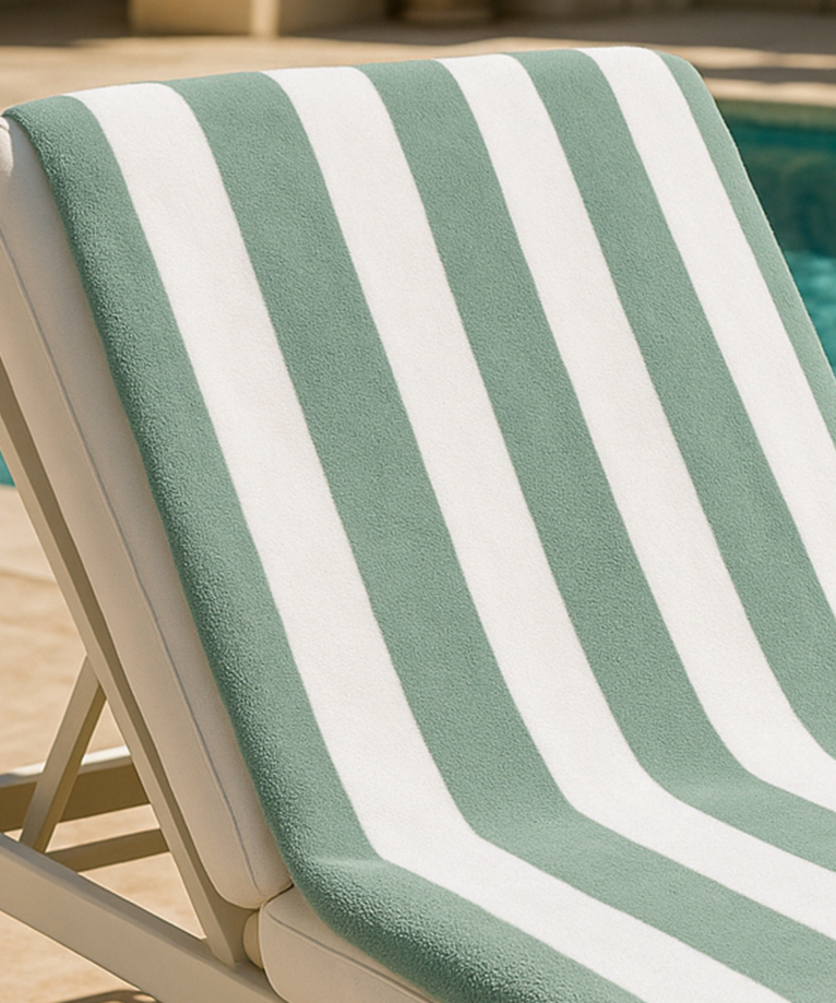 DOUXE Hotel Strandtuch Sage Green 100x180 cm