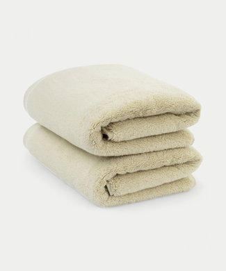 Handtuch Zero-Twist Baumwolle 50x100 cm (2 Stk.) | Pebble Beach