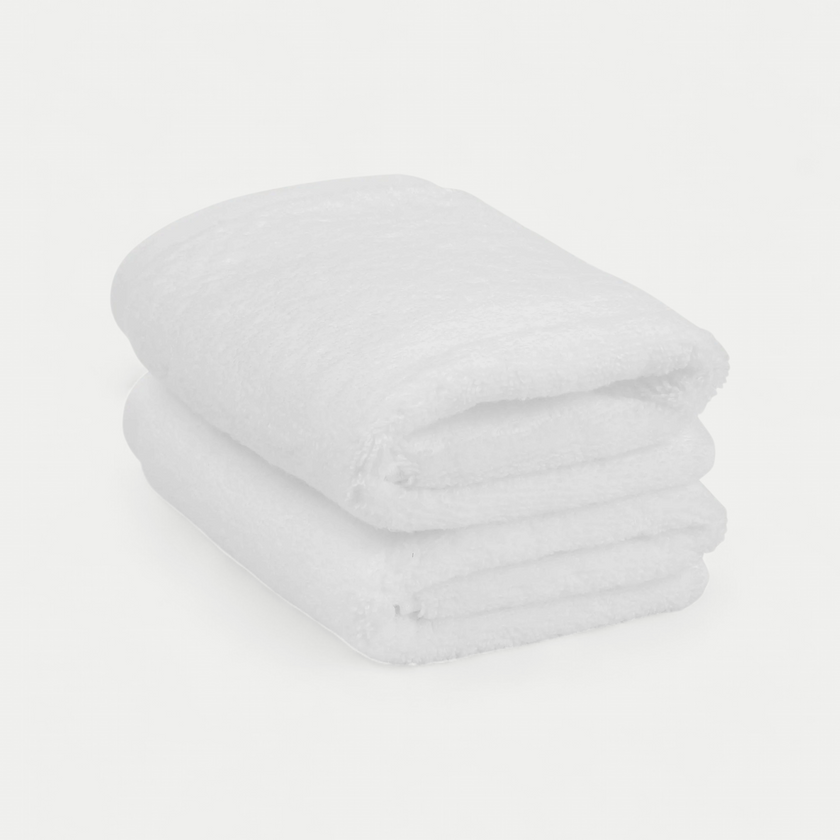 Gastendoekje zero-twist katoen 40x60 cm (2 st.) | Wit