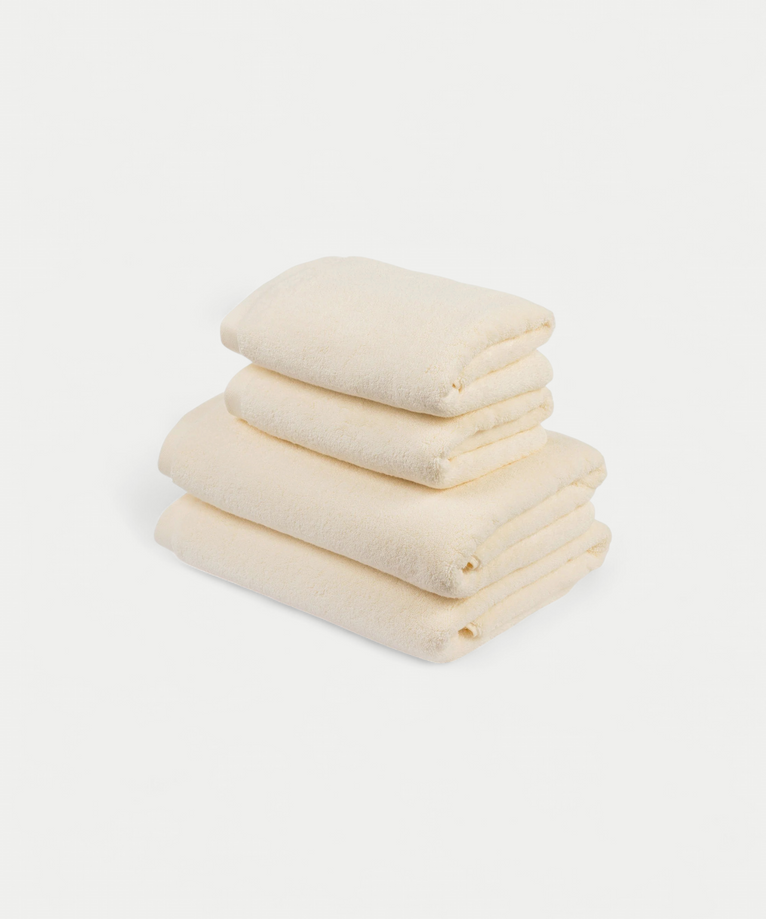 Handdoekset Essential (4 st.) | Cream