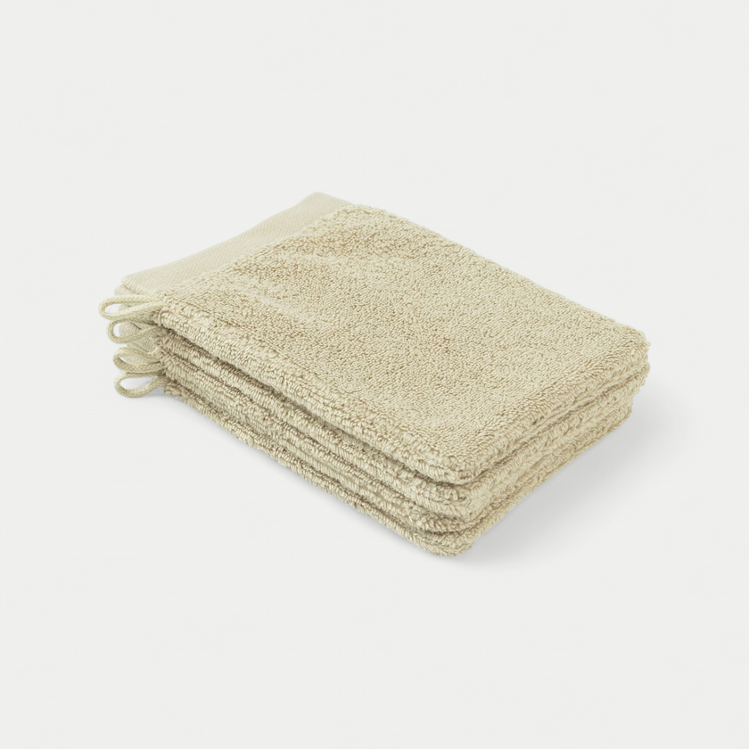 Washandje Pebble Beach 16x21 cm | 4 stuks