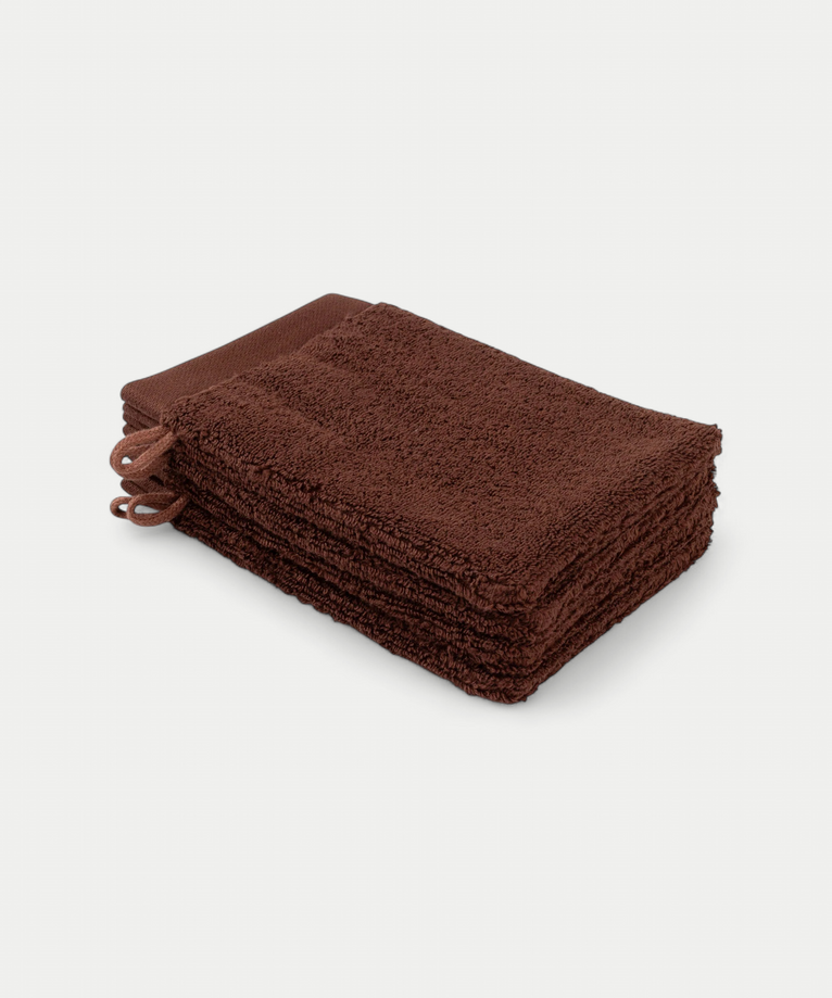Washandje Chestnut 16x21 cm | 4 stuks