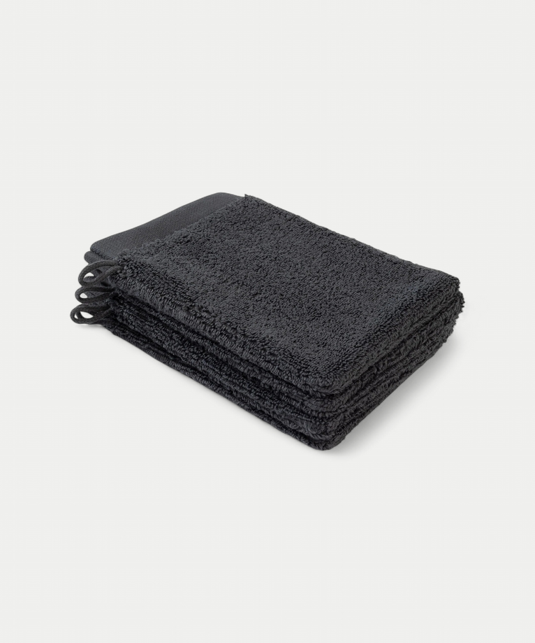 Washandje Antraciet 16x21 cm | 4 stuks